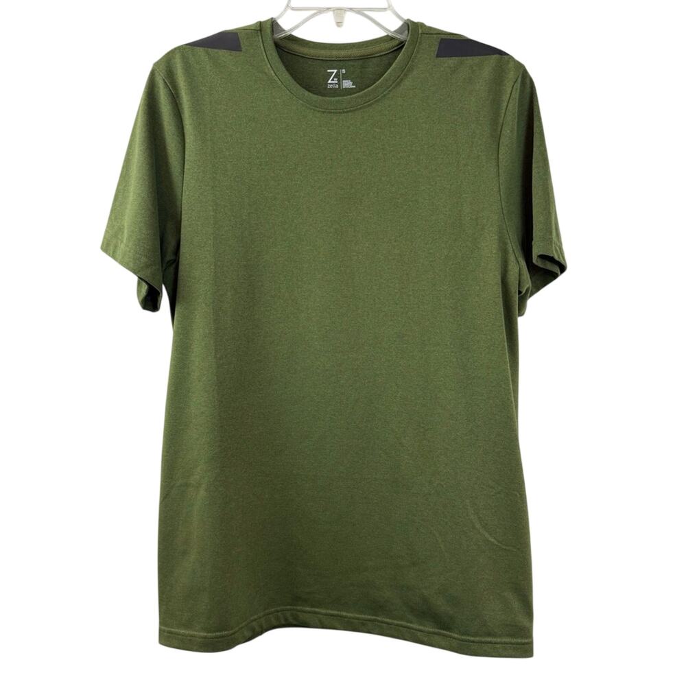 Unisex Z by Zella Forest Green Active wear Short Sleeve T Shirt